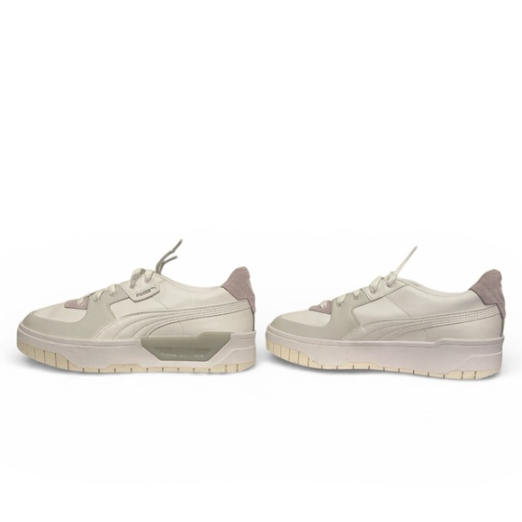 Puma Women's Cali Dream sneakers in white with lavender accents sz 7.5 - Picture 4 of 8